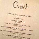 The menu put together by chef-owner Eric Lomando