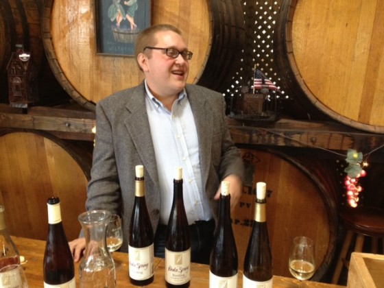 Keuka Spring Vineyards winemaker August Deimel